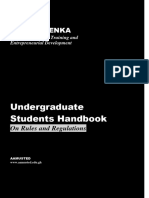 Undergraduate Students Handbook