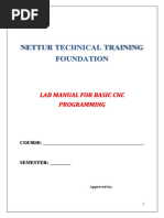 CNC Lab Manual