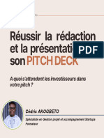 Réussir Son Pitch Deck