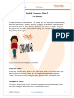 English Grammar For Class 7 The Tense Syllabus, Practise Questions and More