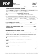Focus 3 Workbook Answer Key | PDF