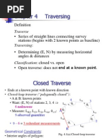 Chapter 4 Traversing: Traverse