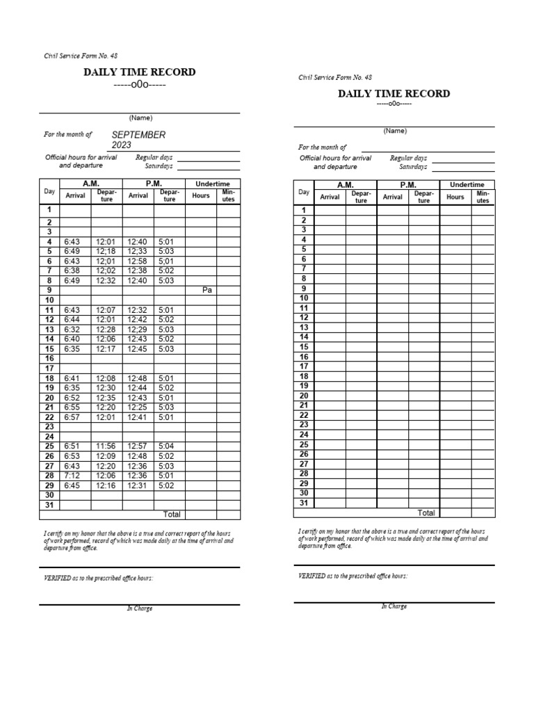 Daily time record sheet alnie pdf