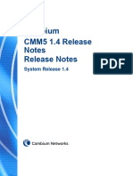 CMM5 v1.4 Release Notes 28-Sept-2018