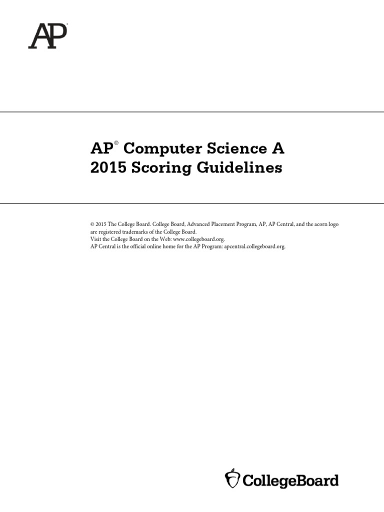 TestDaily分享-ap15 comp sci sg | PDF | Integer (Computer Science ...