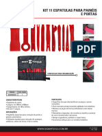 Kit 11 Espatulas para Painéis e Portas - Info