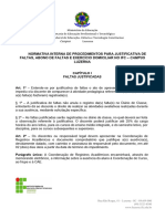 Normativa ABono e Justificativa de Falta Versão Final