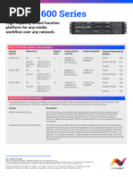 Nimbra MSR 600 Datasheet