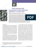 Precipitation-Hardened Highentropy Alloys For High-Temperature