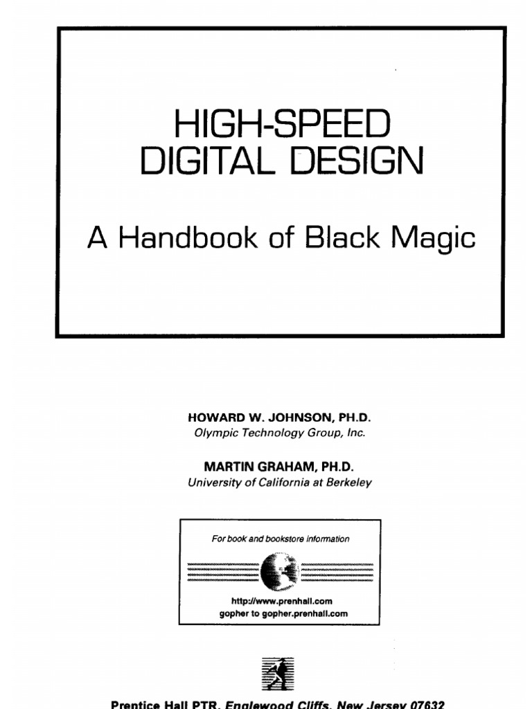 洋書 HIGH-SPEED DIGITAL DESIGN High Speed Digital Design: A Handbook of Black Magic