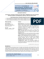 Knowledge, Attitudes and Practices Regarding Thebidirectional Relationship Between Diabetes and Periodontal Disease: Cross Sectional Study