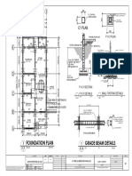 Foundation Plan Grade Beam Details