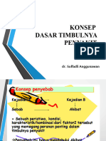 Konsep Dasar Timbulnya Penyakit