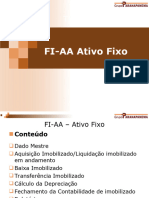 Finanças - Ativo Fixo - Transação