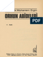 1280 Orxun Abideleri Muharrem Ergin 1989 189s