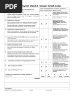 Physical Examination Thyroid & Neck 2023-2024