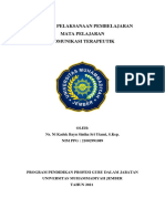 Rencana Pelaksanaan Pembelajaran Mata Pelajaran Komunikasi Terapeutik