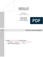 COMP2521 Week 6 - Digraph Algorithms