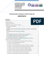 Procedura Tehnica Structura de Rezistenta