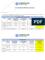 COMUNICADO DA COORDENAÇÃO PEDAGÓGICA (ATUALIZADO) - Documentos Google