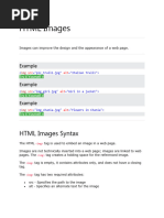 HTML Working With IMAGE