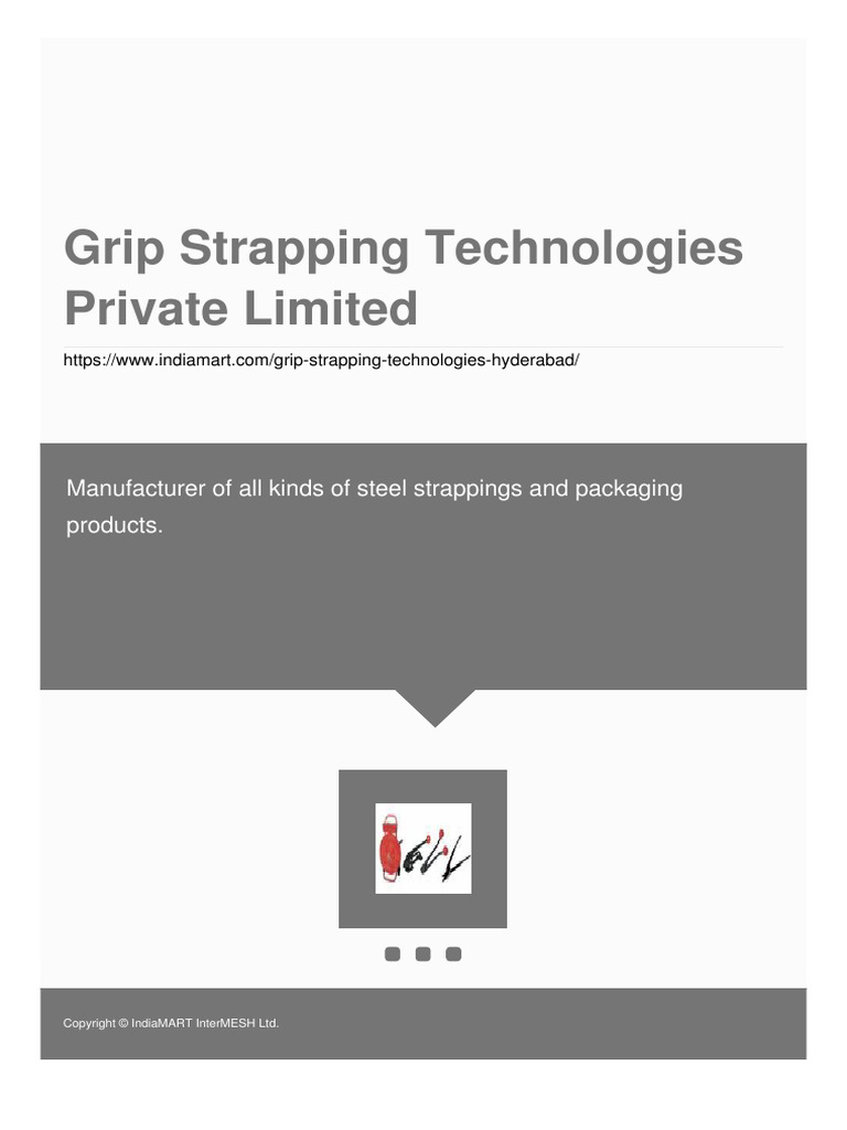Grip Strapping Technologies Private Limited PDF