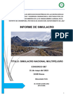 Informe Simulacro Multipeligro Consorcio S&T 31-05-23