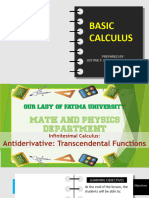 Antiderivative Trigonometric Functions