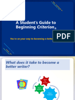 Criterion Student Guide