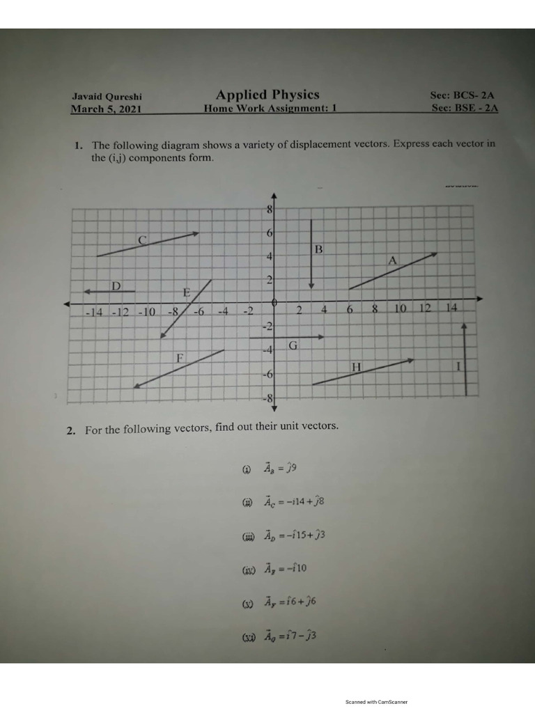 Applied Physics Assignment 2 | PDF
