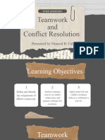 Teamwork and Conflict Resolution 