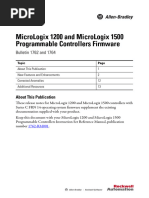 Micrologix 1200 and Micrologix 1500 Programmable Controllers Firmware