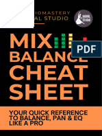Mix Balance Cheat Sheet