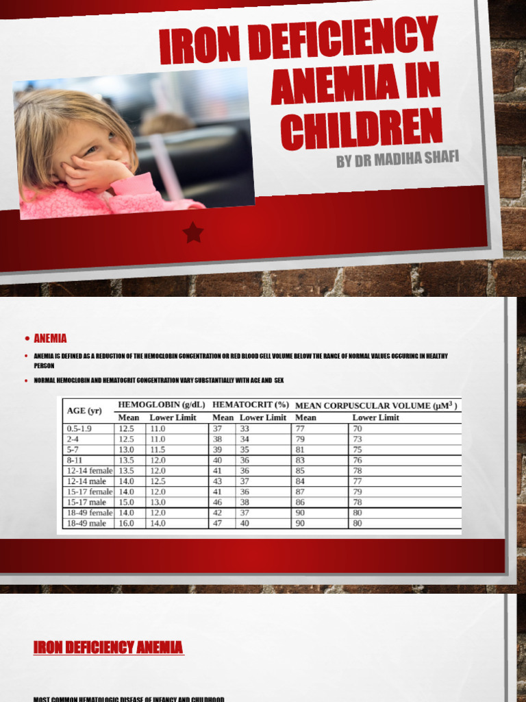 Iron Defeciency Anemia | PDF | Iron | Anemia