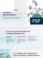 Impact de La Numerisation Sur Lindustrie Manufacturiere