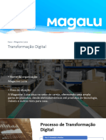 Apresentação Transformacao Digital Magalu