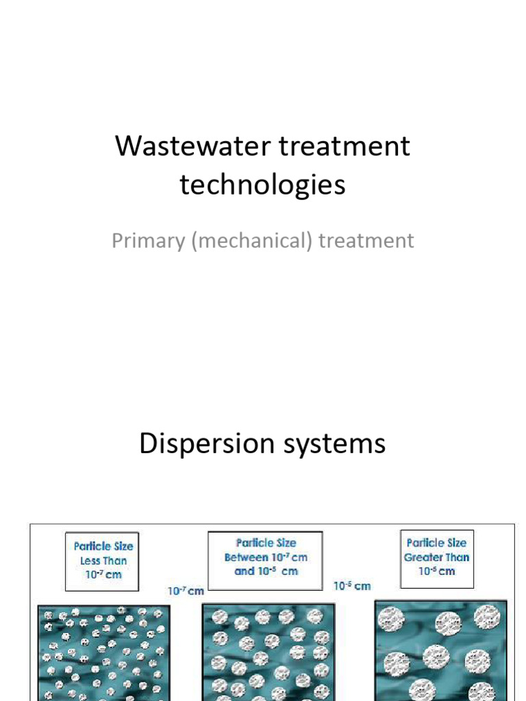 Wastewater Treatment Technologies Overview | PDF | Technology & Engineering