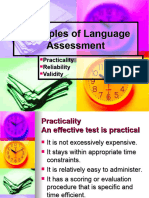 Principles of Language Assessment