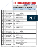 Test Schedule 9th (ROUND2)