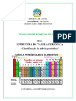 Estrutura Da Tabela Periodica