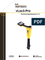 VLoc3 Pro Technical Specifications VXMT Biix Ingeniería