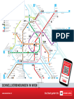 U Bahn Plan Wien Underground Map Vienna