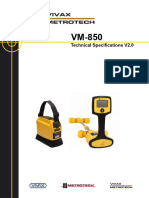 VM 850 Technical Specifications VXMT. Biix Ingeniería