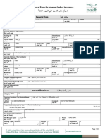 Proposal Form For Inherent Defect Insurance