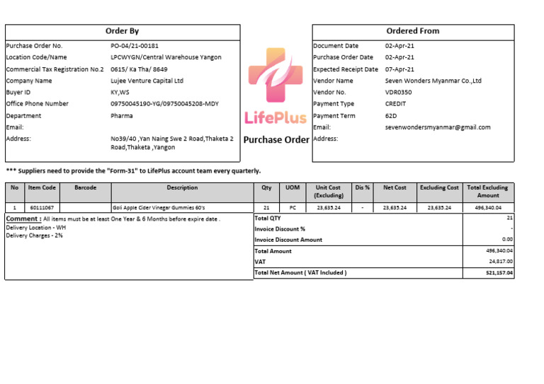 How To Open PO PDF Invoice Business