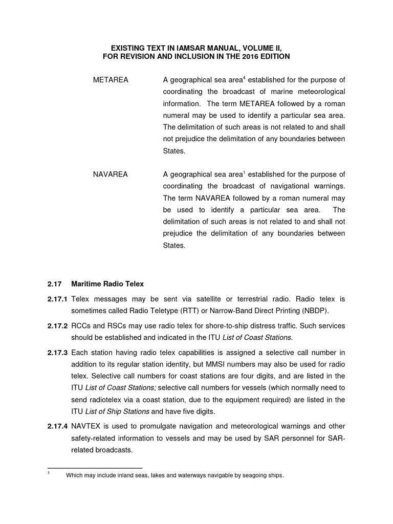 Wwnws5 4 10 iam sar manual vol 2 pdf communication