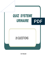 Correction QUIZ SYSTEME URINAIRE