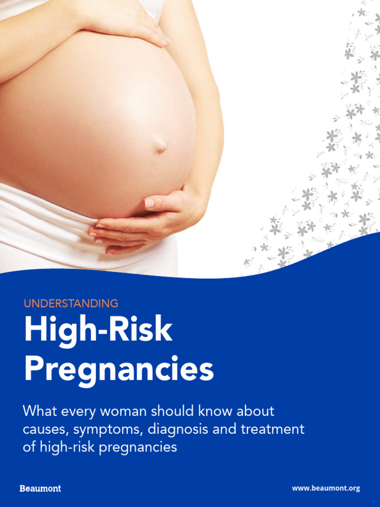 High-Risk Pregnancy Guide for Women | PDF | Pregnancy | Human Pregnancy