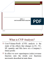 Topic 3 - CVP Analysis