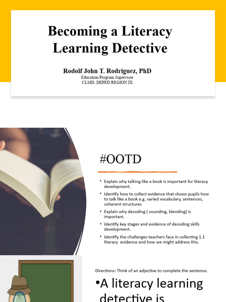 Literacy Learning Detective Strategies | PDF | Reading Comprehension ...